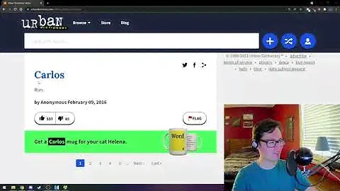 Learning what my name means on Urban Dictionary