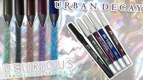 Review & Swatches: URBAN DECAY Delirious Travel-Size Set of 5 | 24/7 Glide-On Eye Pencils