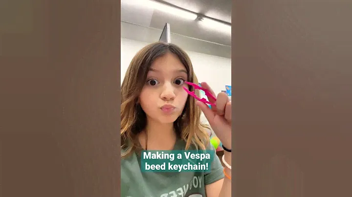 Making a Vespa beed keychain!🧿🛵